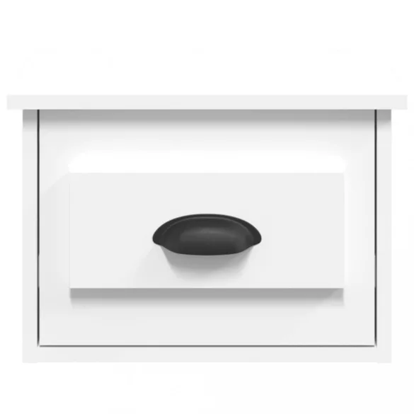 fehér falra szerelhető éjjeliszekrény 41,5x36x28 cm