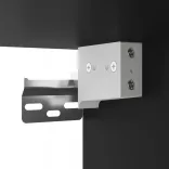 fekete falra szerelhető éjjeliszekrény 41,5x36x28 cm