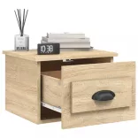 sonoma tölgy színű fali éjjeliszekrény 41,5 x 36 x 28 cm