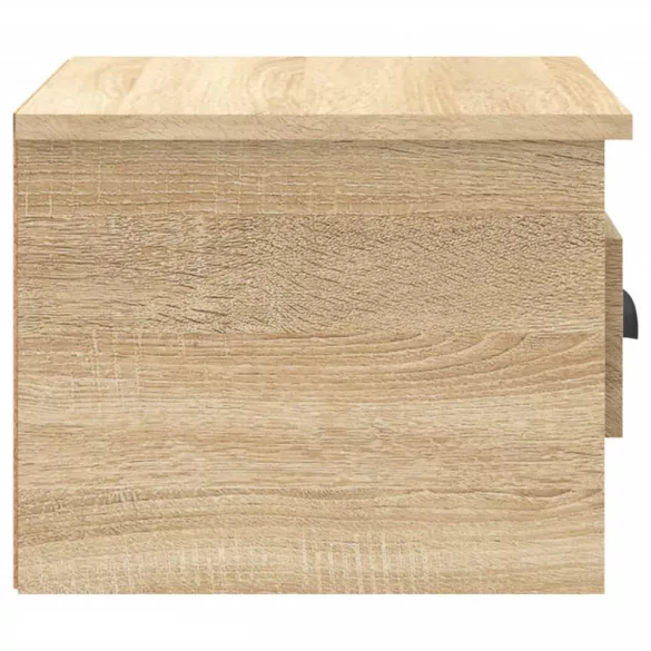 sonoma tölgy színű fali éjjeliszekrény 41,5 x 36 x 28 cm