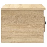 2 db sonoma tölgy falra szerelhető éjjeliszekrény 41,5x36x28 cm