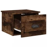 2db füstös tölgy színű fali éjjeliszekrény 41,5x36x28 cm