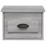 2 db szürke sonoma falra szerelhető éjjeliszekrény 41,5x36x28cm