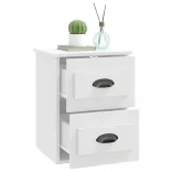 fehér falra szerelhető éjjeliszekrény 41,5x36x53 cm