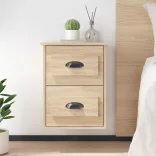 sonoma tölgy színű fali éjjeliszekrény 41,5 x 36 x 53 cm