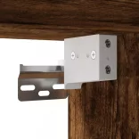 füstös tölgy színű fali éjjeliszekrény 41,5 x 36 x 53 cm