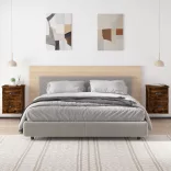 2db füstös tölgy színű fali éjjeliszekrény 41,5x36x53 cm