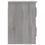 2 db szürke sonoma falra szerelhető éjjeliszekrény 41,5x36x53cm