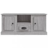 szürke sonoma színű szerelt fa TV-szekrény 100x35,5x45 cm