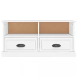 fehér szerelt fa TV-szekrény 93x35,5x45 cm