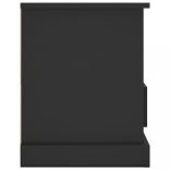 fekete szerelt fa TV-szekrény 93x35,5x45 cm