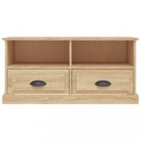 sonoma tölgy színű szerelt fa fali TV-szekrény 93x35,5x45 cm
