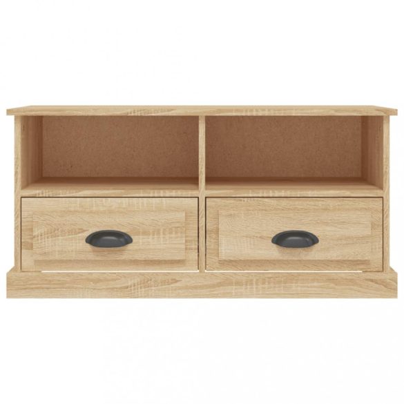 sonoma tölgy színű szerelt fa fali TV-szekrény 93x35,5x45 cm