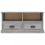 szürke sonoma színű szerelt fa TV-szekrény 93x35,5x45 cm