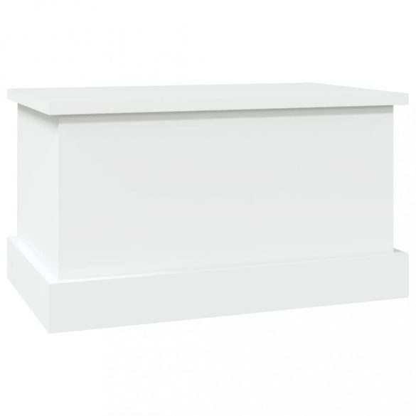 fehér, rétegelt fa tárolódoboz 50 x 30 x 28 cm