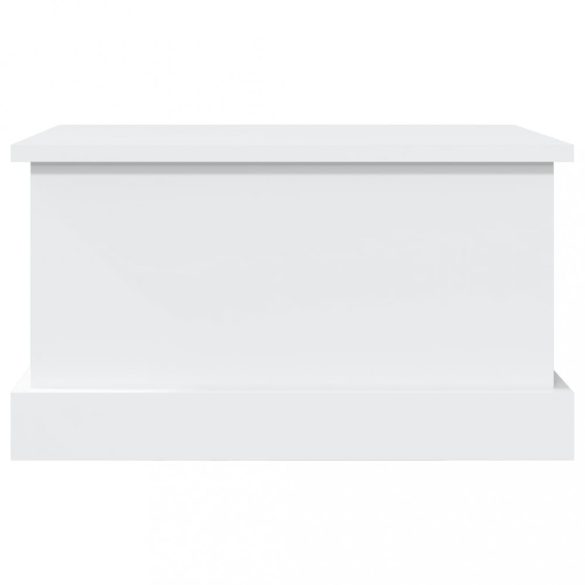 fehér, rétegelt fa tárolódoboz 50 x 30 x 28 cm