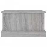 szürke sonoma szerelt fa tárolóláda 50x30x28 cm