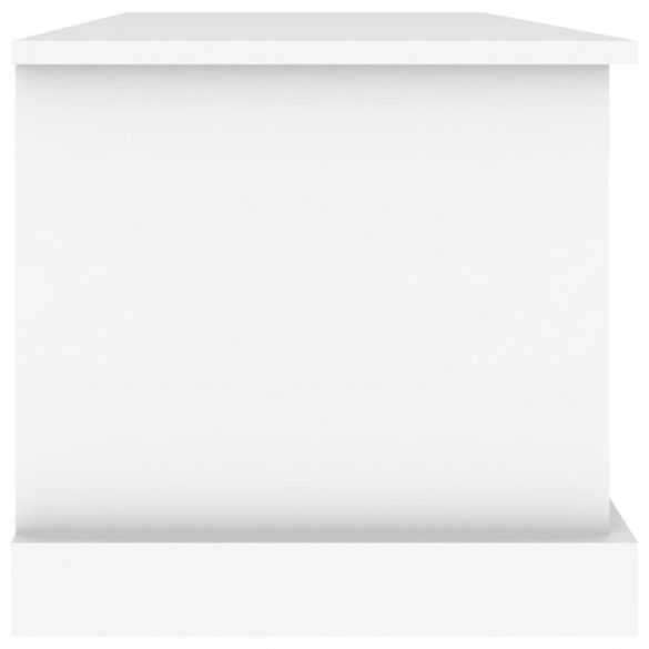 fehér, rétegelt fa tárolóláda 70 x 40 x 38 cm