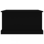 fekete szerelt fa tárolóláda 70x40x38 cm