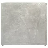 betonszürke szerelt fa éjjeliszekrény 41 x 40 x 36 cm