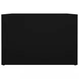 fekete szerelt fa éjjeliszekrény 57 x 55 x 36 cm