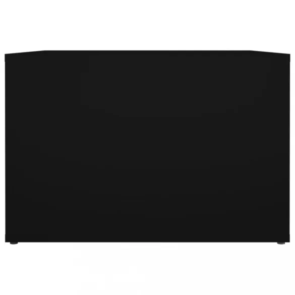 fekete szerelt fa éjjeliszekrény 57 x 55 x 36 cm