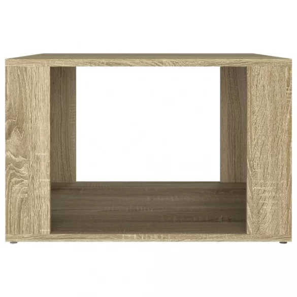 sonoma tölgy színű szerelt fa éjjeliszekrény 57 x 55 x 36 cm