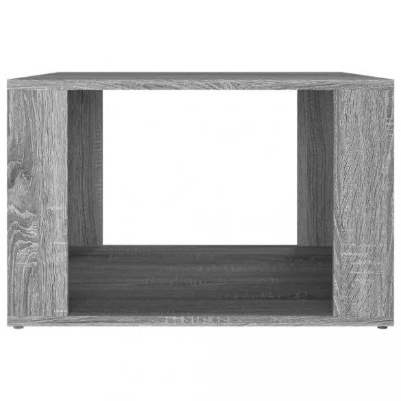 szürke sonoma színű szerelt fa éjjeliszekrény 57 x 55 x 36 cm