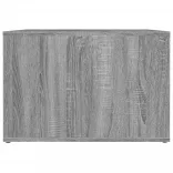 szürke sonoma színű szerelt fa éjjeliszekrény 57 x 55 x 36 cm