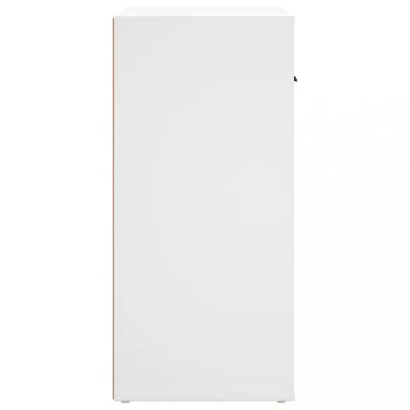 fehér szerelt fa tálalószekrény 80 x 33 x 70 cm