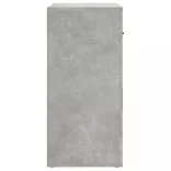 betonszürke szerelt fa tálalószekrény 80x33x70 cm