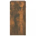 füstös tölgy színű szerelt fa tálalószekrény 80x33x70 cm