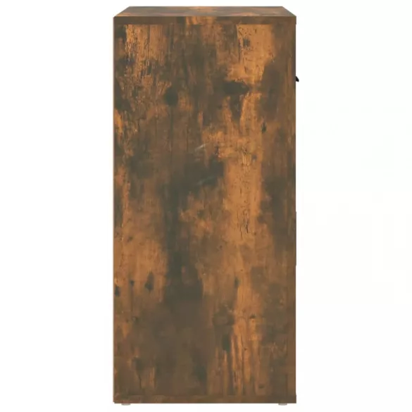 füstös tölgy színű szerelt fa tálalószekrény 80x33x70 cm