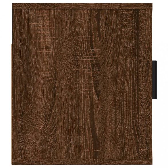 barna tölgy színű fali TV-szekrény 57 x 34,5 x 40 cm