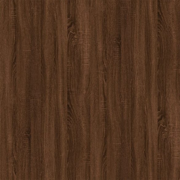 barna tölgy színű fali TV-szekrény 57 x 34,5 x 40 cm