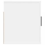 magasfényű fehér fali TV-szekrény 80x34,5x40 cm