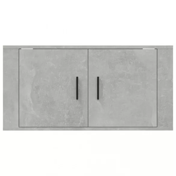betonszürke fali TV-szekrény 80x34,5x40 cm