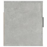 betonszürke fali TV-szekrény 80x34,5x40 cm