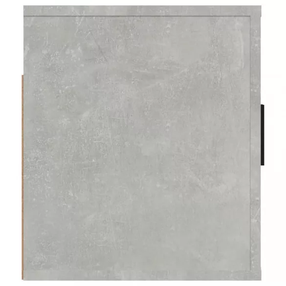 betonszürke fali TV-szekrény 80x34,5x40 cm