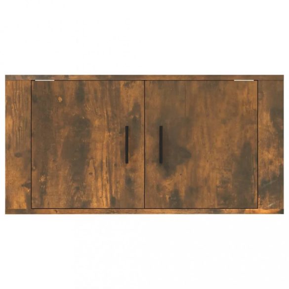 füstös tölgy színű fali TV-szekrény 80 x 34,5 x 40 cm