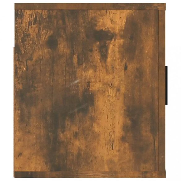 füstös tölgy színű fali TV-szekrény 80 x 34,5 x 40 cm