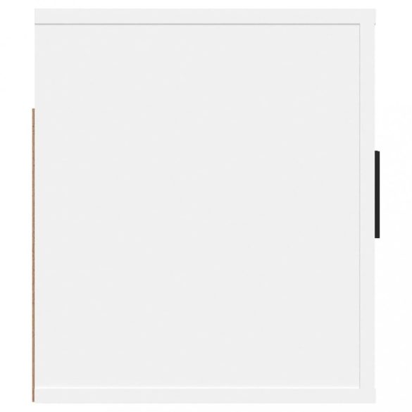 magasfényű fehér fali TV-szekrény 100x34,5x40 cm