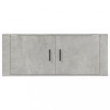 betonszürke fali TV-szekrény 100x34,5x40 cm