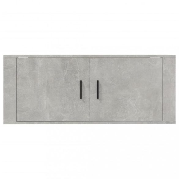 betonszürke fali TV-szekrény 100x34,5x40 cm