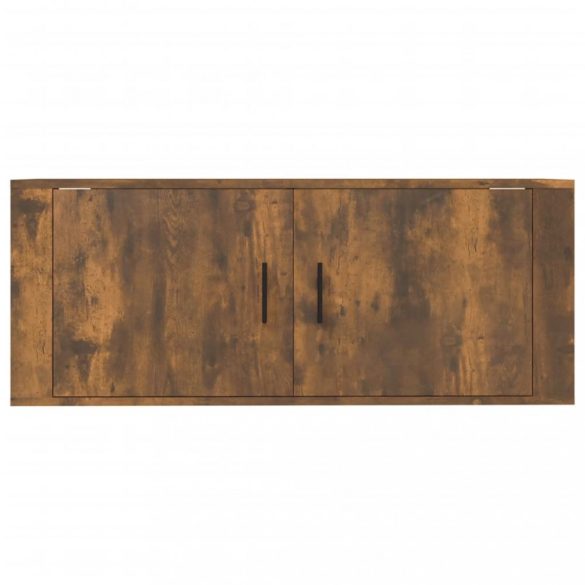 füstös tölgy színű fali TV-szekrény 100x34,5x40 cm