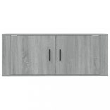 szürke sonoma színű fali TV-szekrény 100x34,5x40 cm