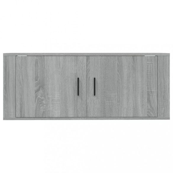 szürke sonoma színű fali TV-szekrény 100x34,5x40 cm