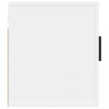 magasfényű fehér fali TV-szekrény 40 x 34,5 x 40 cm