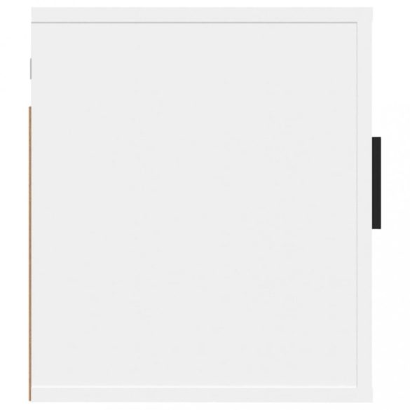 magasfényű fehér fali TV-szekrény 40 x 34,5 x 40 cm