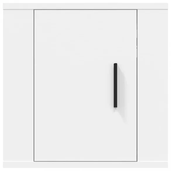 2 db fehér falra szerelhető TV-szekrény 40 x 34,5 x 40 cm